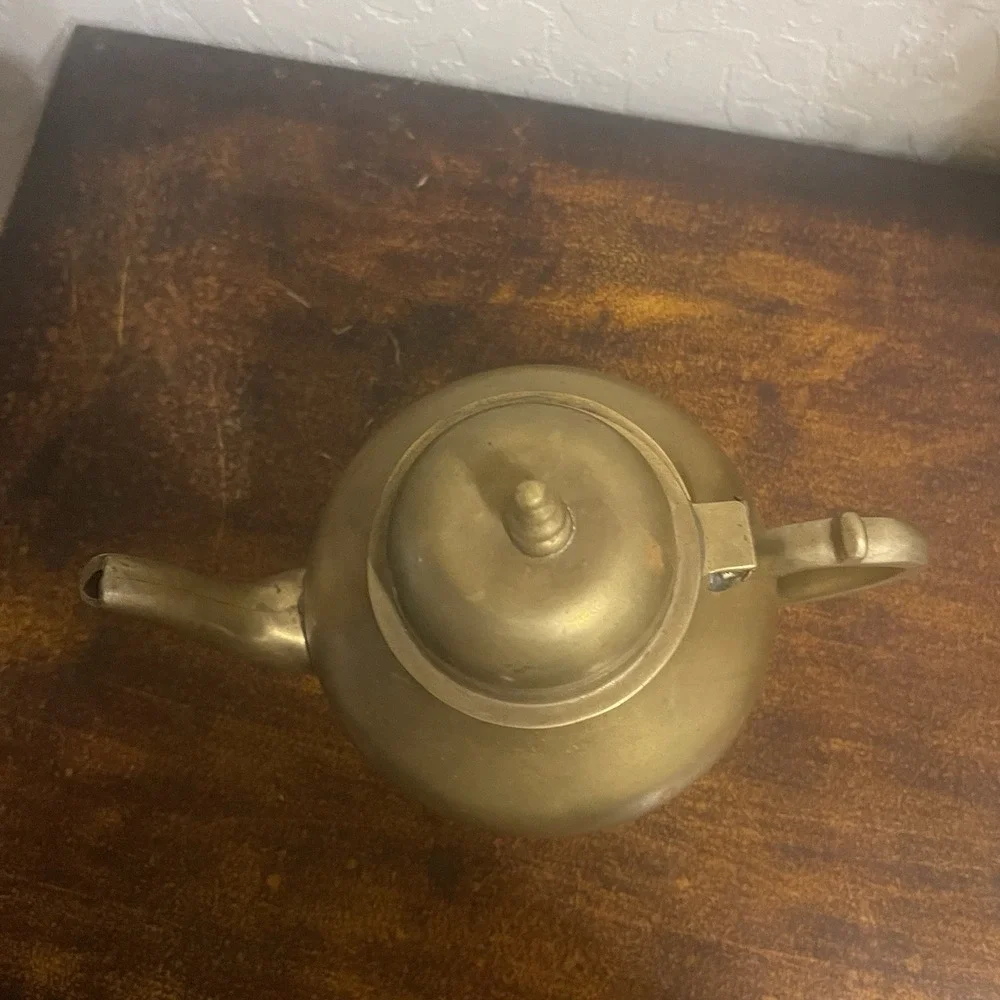 Vintage Brass Tea kettle With Handle